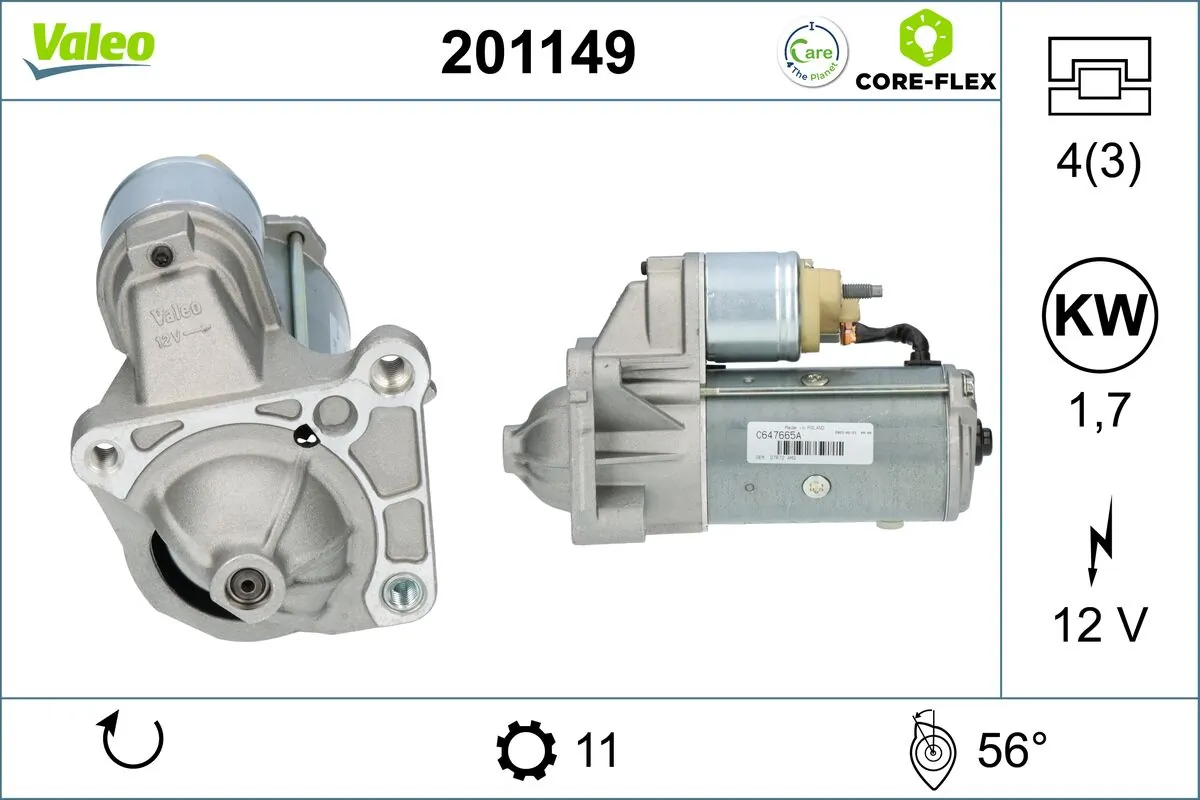 VALEO 201149 Starter