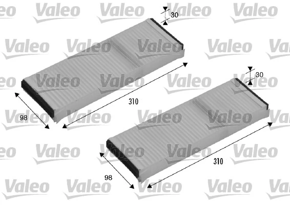 Filter, cabin air VALEO ESSENTIAL 715500