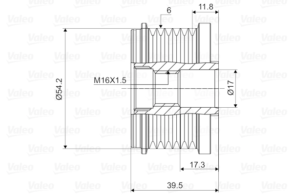Alternator Freewheel Clutch VALEO NEW SPARE PART 588062