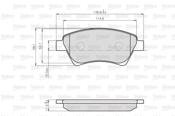 Brake Pad Set, disc brake OPTIPACK for LCV 872930