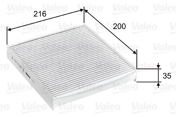 Filter, cabin air VALEO ESSENTIAL 715746