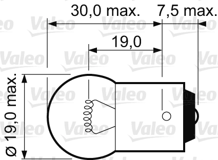 Bulb, direction indicator ESSENTIAL 032221