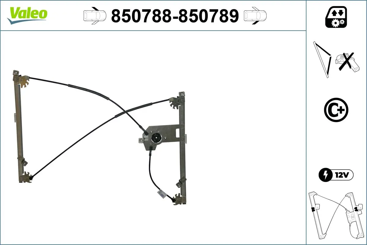 VALEO 850788 Window Regulator