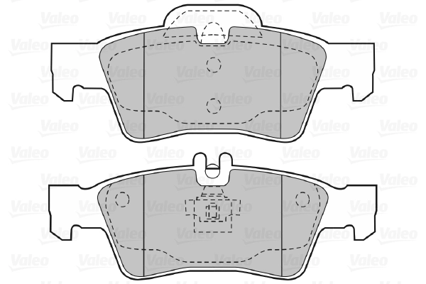 Brake Pad Set, disc brake 598637