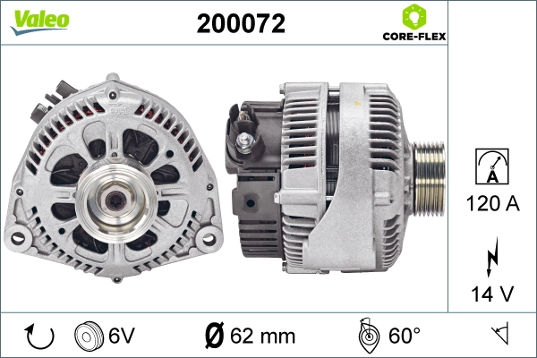 VALEO 200072 Alternator