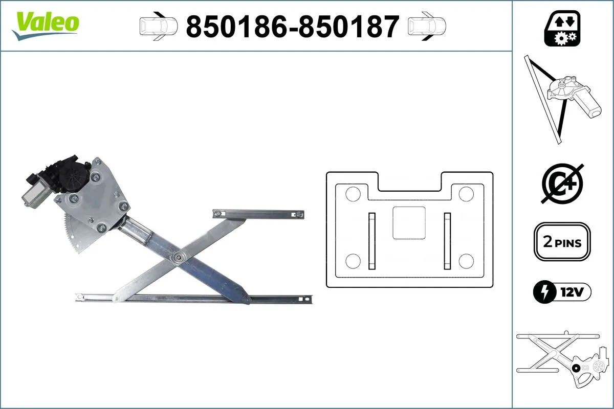 Window Regulator 850186