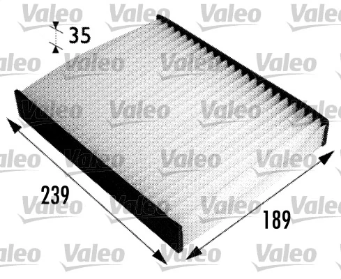 Filter, cabin air VALEO ESSENTIAL 698694