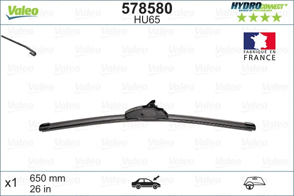 Wiper Blade HYDROCONNECT UPGRADE 578580
