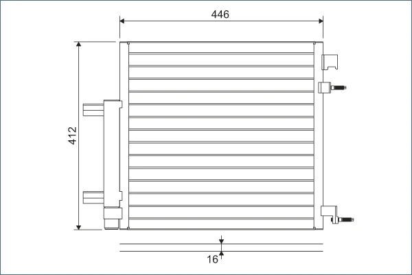 Condenser, air conditioning 822578