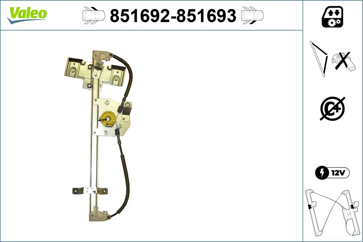 VALEO 851692 Window Regulator
