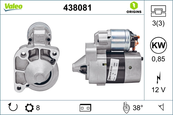 VALEO 438081 Starter