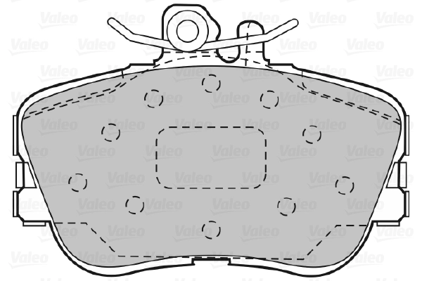 Brake Pad Set, disc brake 598013