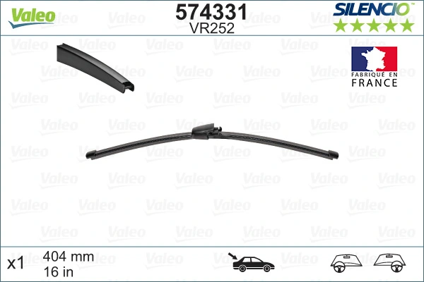 Wiper Blade SILENCIO REAR 574331