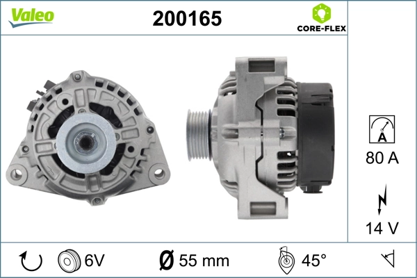 VALEO 200165 Alternator