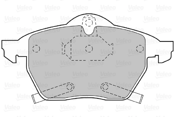 Brake Pad Set, disc brake 598454