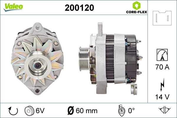 VALEO 200120 Alternator