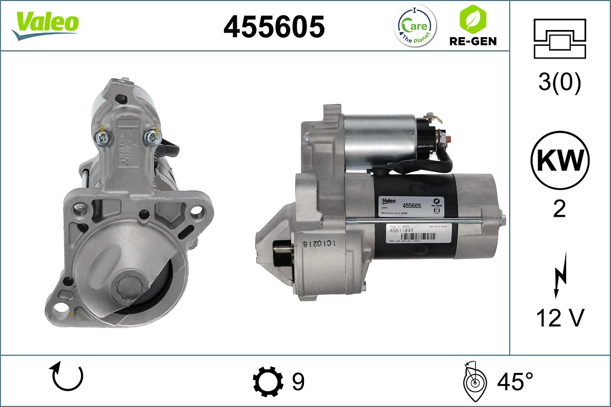 VALEO 455605 Starter
