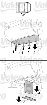 VALEO 716044 Filter, cabin air