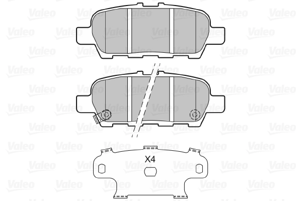 Brake Pad Set, disc brake 601148