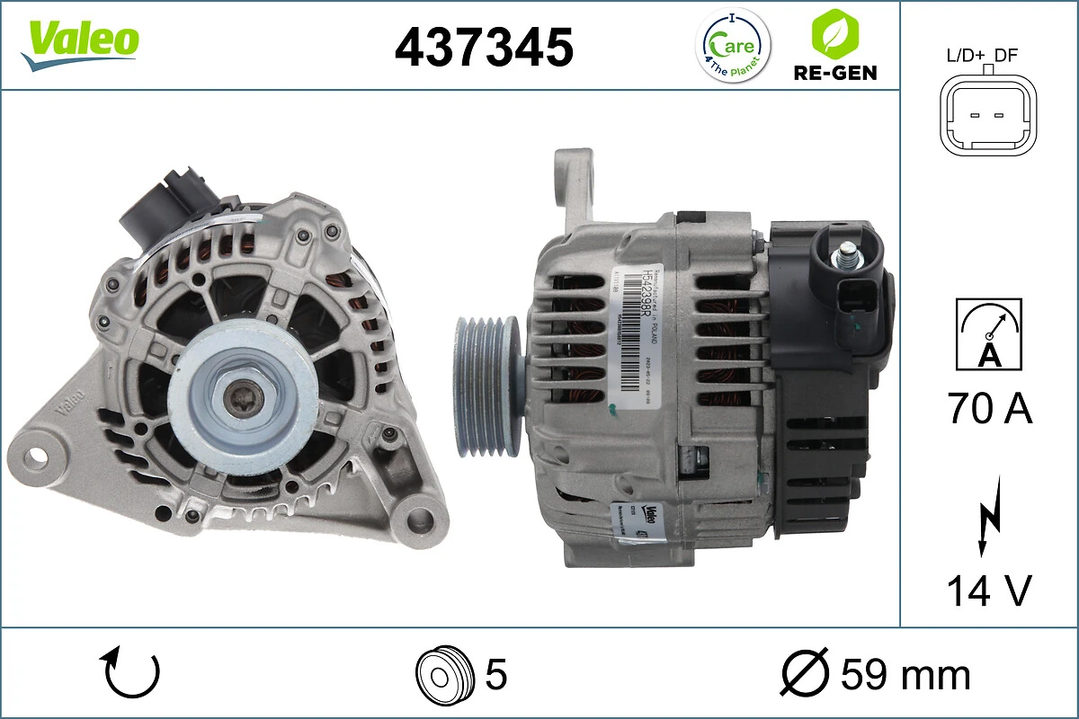 VALEO 437345 Alternator