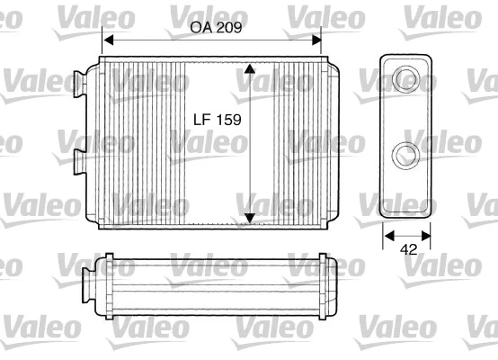 Heat Exchanger, interior heating 812280