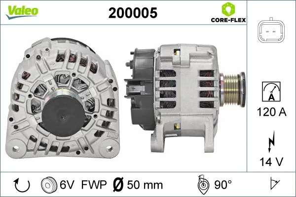 VALEO 200005 Alternator