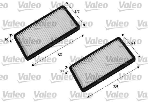 Filter, cabin air VALEO ESSENTIAL 698856