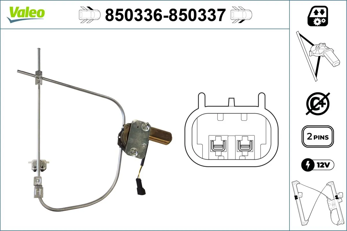 VALEO 850336 Window Regulator