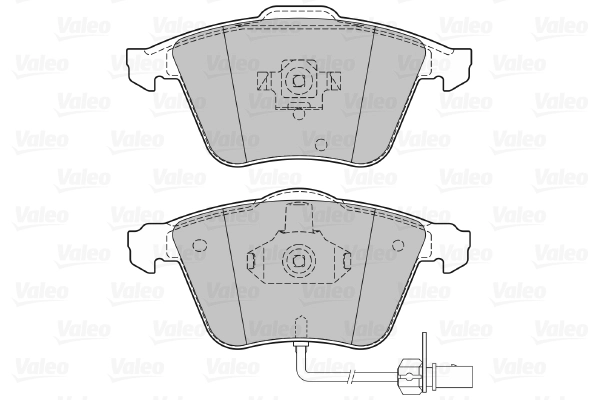 Brake Pad Set, disc brake 598822