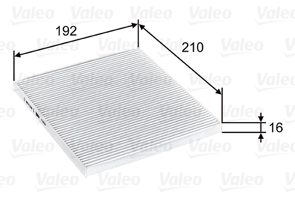 Filter, cabin air VALEO ESSENTIAL 715807