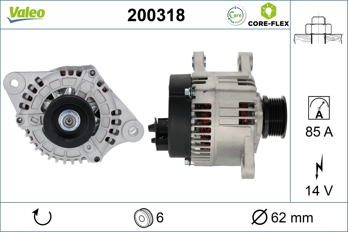 VALEO 200318 Alternator
