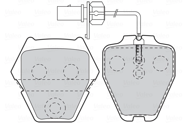 Brake Pad Set, disc brake FIRST 302333