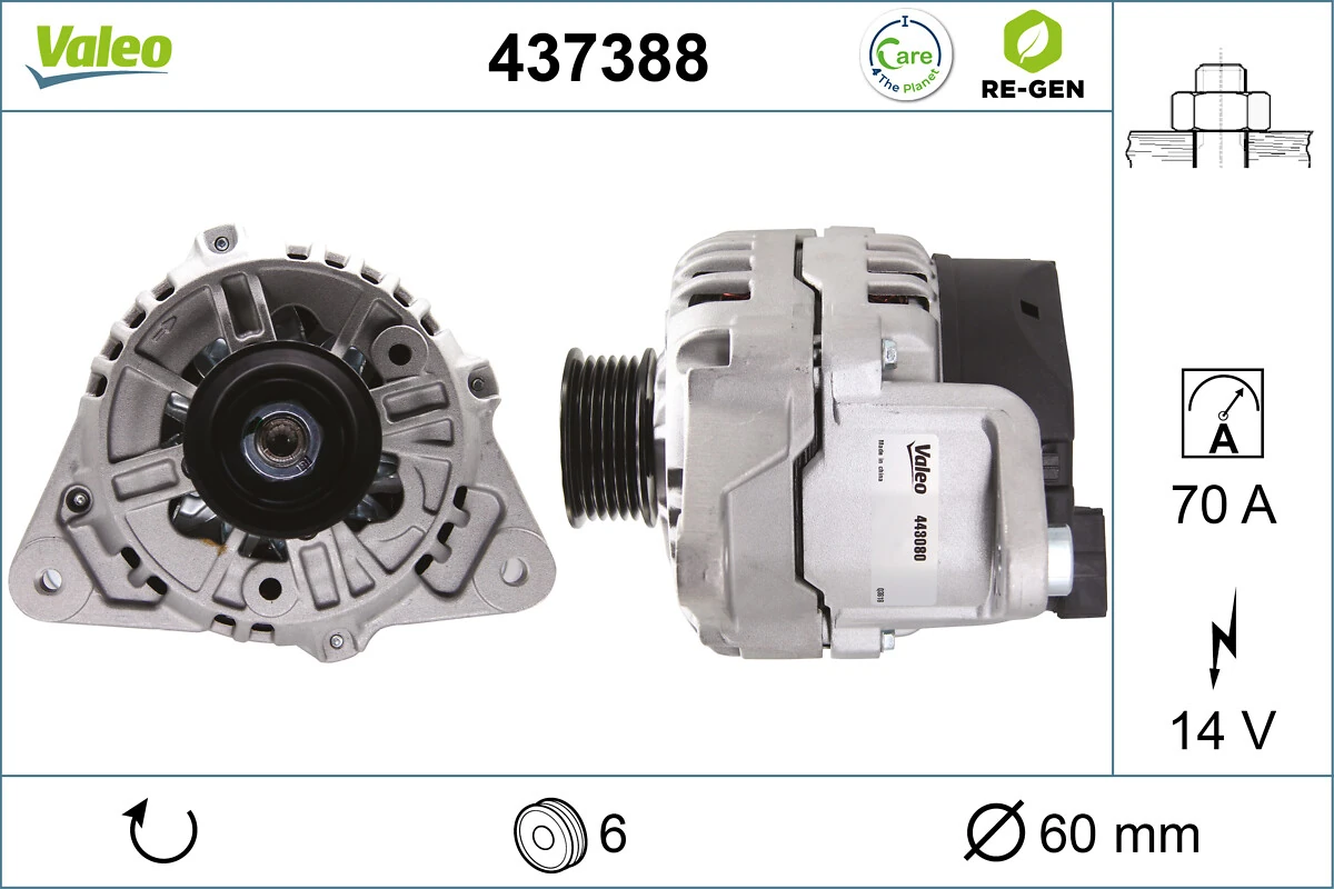 VALEO 437388 Alternator