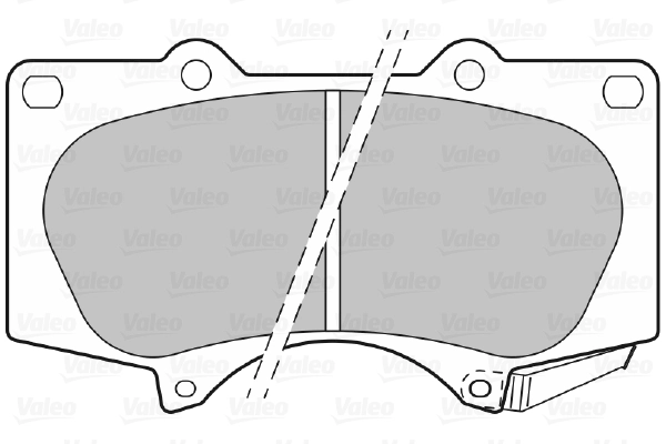 Brake Pad Set, disc brake 598857