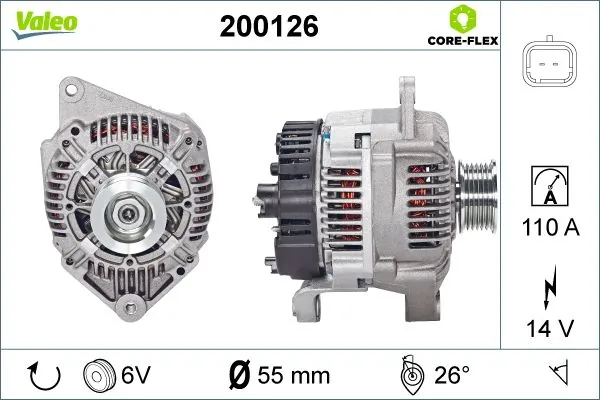 VALEO 200126 Alternator