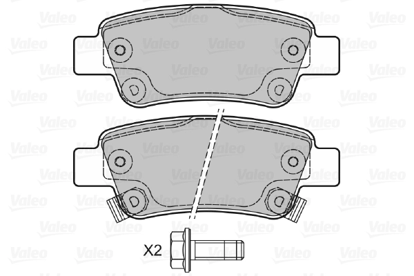 Brake Pad Set, disc brake 601038