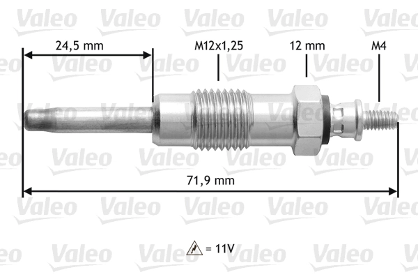 VALEO 345140 Glow Plug