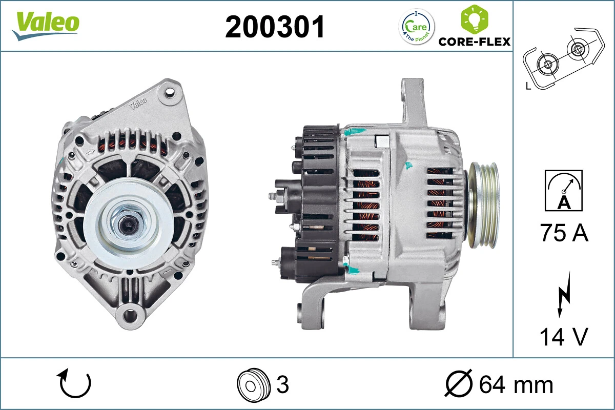 VALEO 200301 Alternator