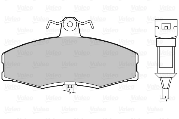 Brake Pad Set, disc brake 598217