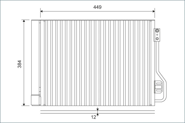 Condenser, air conditioning 812882