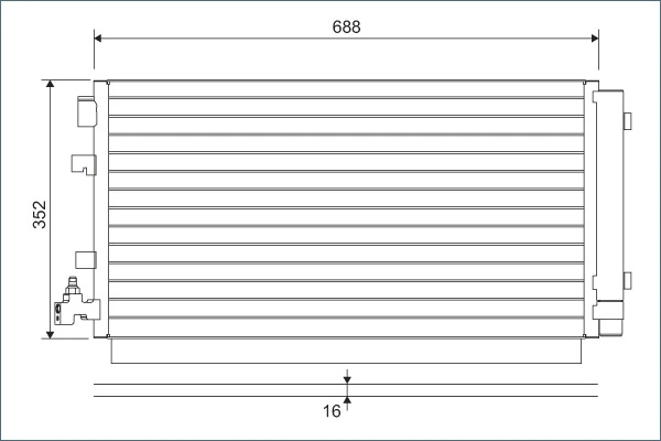 Condenser, air conditioning 814094
