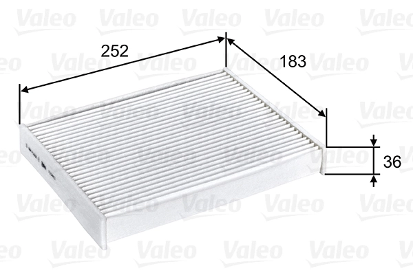 Filter, cabin air VALEO ESSENTIAL 715803