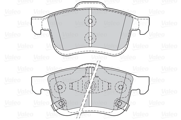 Brake Pad Set, disc brake FIRST 302163