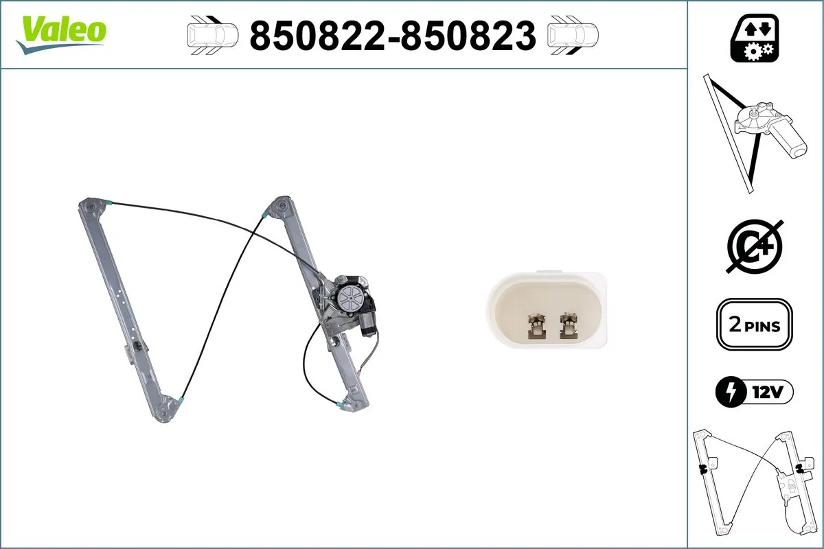 VALEO 850822 Window Regulator