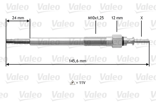 VALEO 345133 Glow Plug