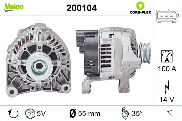 VALEO 200104 Alternator