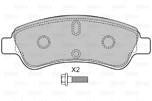 Brake Pad Set, disc brake 598464