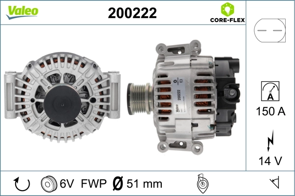 VALEO 200222 Alternator