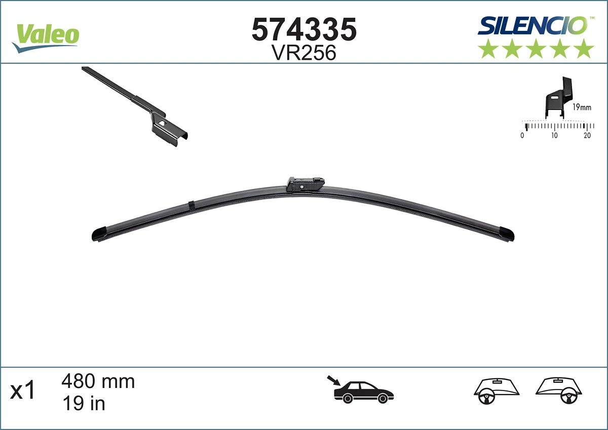 Wiper Blade SILENCIO REAR 574335