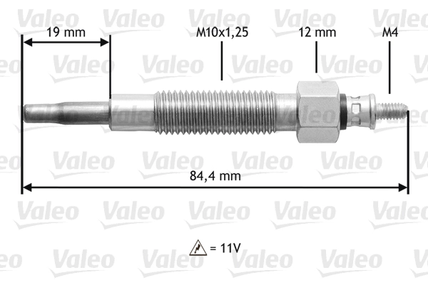 VALEO 345145 Glow Plug